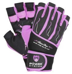 POWER SYSTEM-GLOVES FITNESS CHICA-PURPLE-M