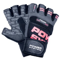 POWER SYSTEM-GLOVES POWER GRIP-RED-L